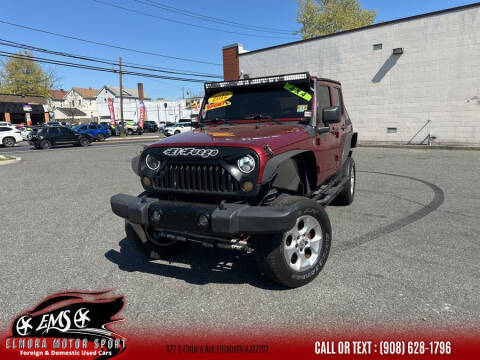 2012 Jeep Wrangler Unlimited for sale at Elmora Motor Sport in Elizabeth NJ