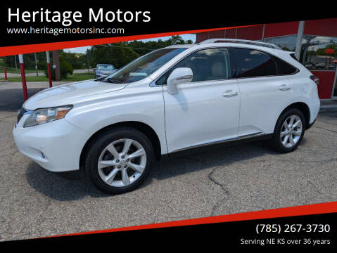 2010 Lexus RX 350 for sale at Heritage Motors in Topeka KS