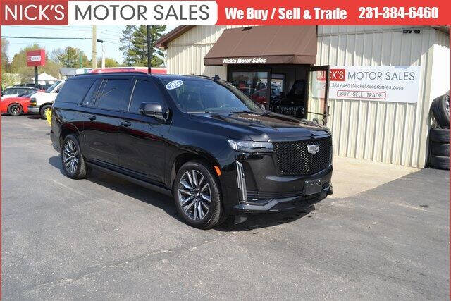 2022 Cadillac Escalade ESV for sale at Nick's Motor Sales in Kalkaska MI