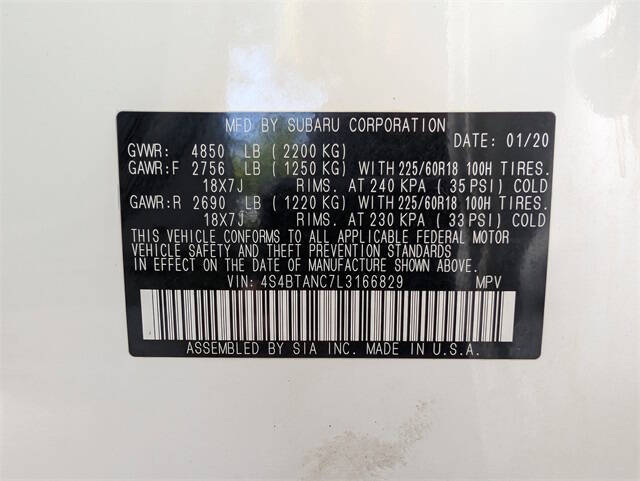 2020 Subaru Outback Limited