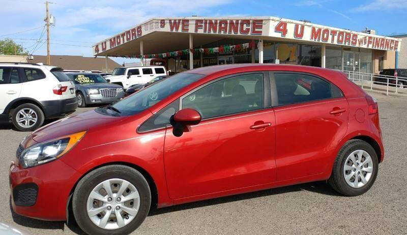 2012 Kia Rio 5-Door for sale at 4 U MOTORS in El Paso TX