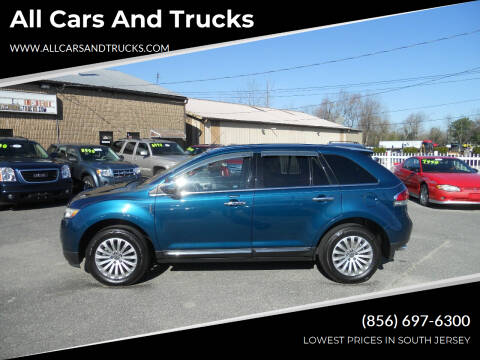 2011 Lincoln MKX for sale at All Cars and Trucks in Buena NJ