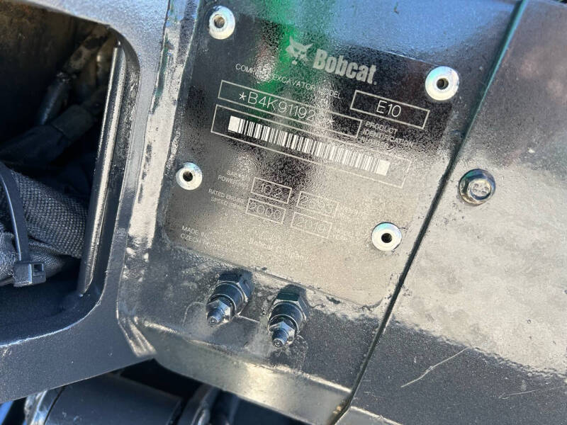 2019 Bobcat E10 Excavator