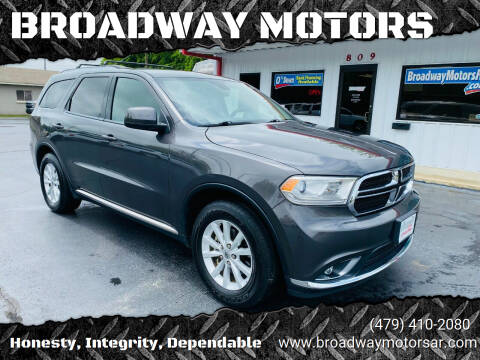 2020 Dodge Durango for sale at BROADWAY MOTORS in Van Buren AR