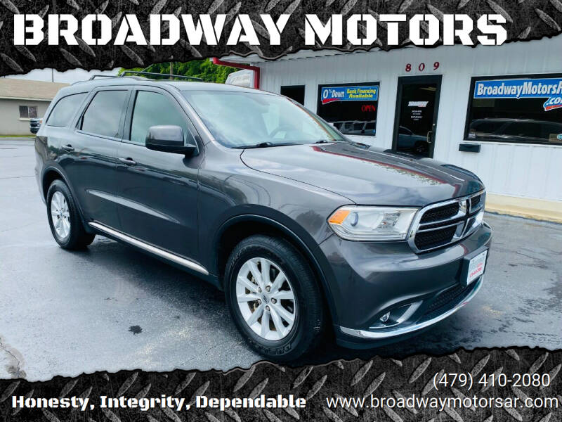 2020 Dodge Durango for sale at BROADWAY MOTORS in Van Buren AR