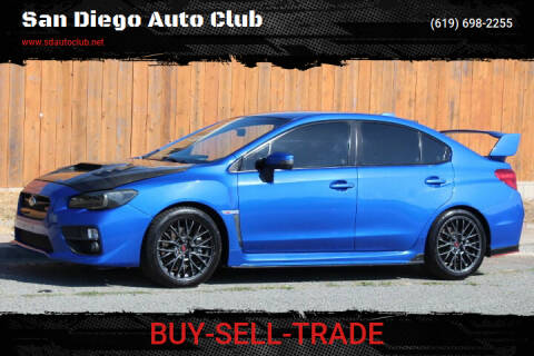 2017 Subaru WRX for sale at San Diego Auto Club in Spring Valley CA