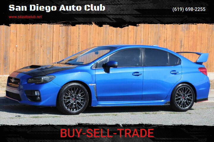 2017 Subaru WRX for sale at San Diego Auto Club in Spring Valley CA