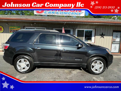 2008 GMC Acadia for sale at Johnson Car Company llc in Crown Point IN