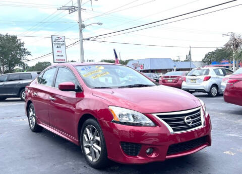 2013 Nissan Sentra for sale at AUTOFAIR LLC in West Melbourne FL