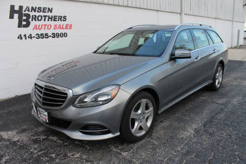 2014 Mercedes-Benz E-Class for sale at HANSEN BROTHERS AUTO SALES in Milwaukee WI