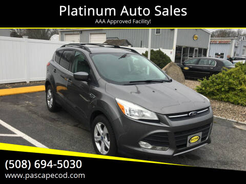 2013 Ford Escape for sale at Platinum Auto Sales in South Yarmouth MA