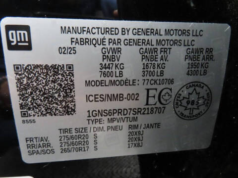 2025 Chevrolet Tahoe Z71