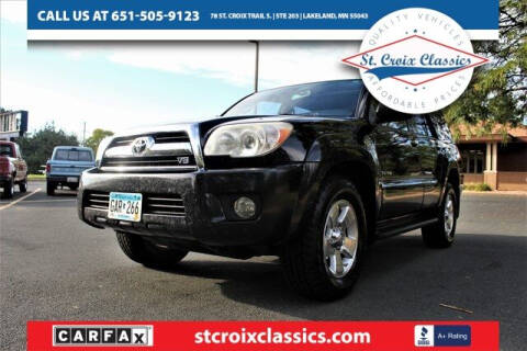 2006 Toyota 4Runner for sale at St. Croix Classics in Lakeland MN