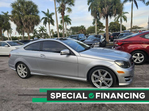 2013 Mercedes-Benz C-Class for sale at ROYALTON MOTORS in Plantation FL