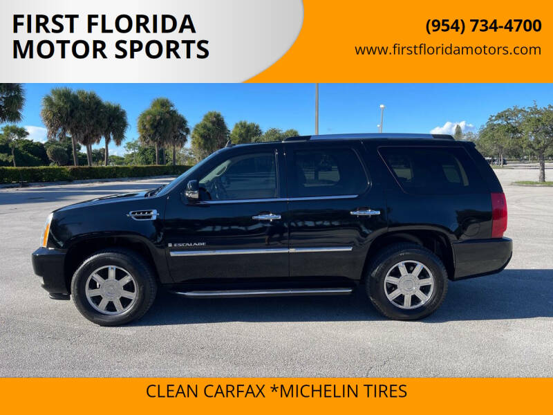 Used 2007 Cadillac Escalade Base with VIN 1GYFK63877R251641 for sale in Pompano Beach, FL