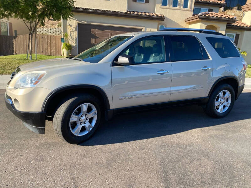 2008 GMC Acadia for sale at CALIFORNIA AUTO GROUP in San Diego CA