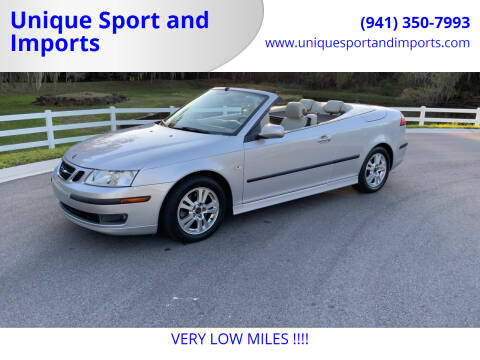 2006 Saab 9-3 for sale at Unique Sport and Imports in Sarasota FL