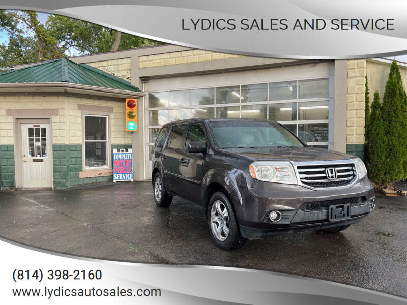 2013 Honda Pilot for sale at Lydics Sales and Service in Cambridge Springs PA