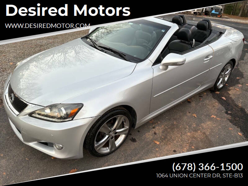 Gray 2012 Lexus IS 350C Base Convertible 2dr Convertible 1