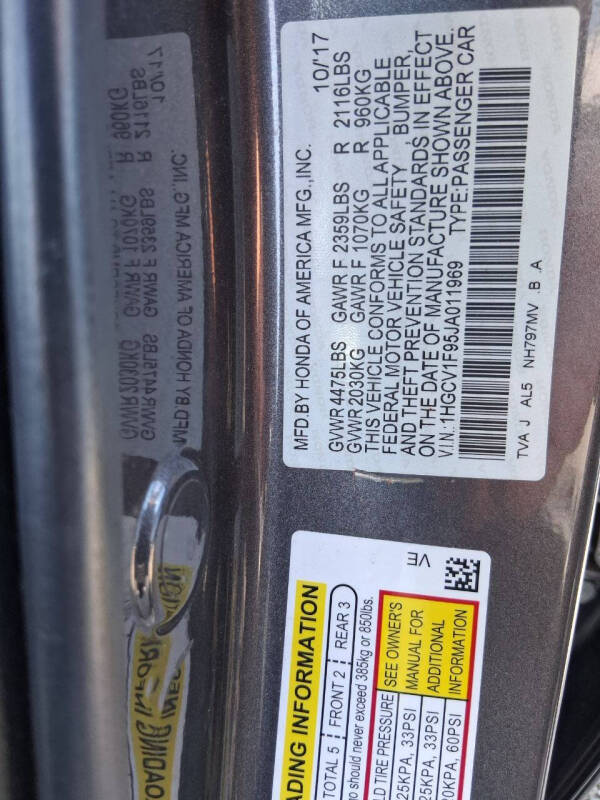 2018 Honda Accord Touring