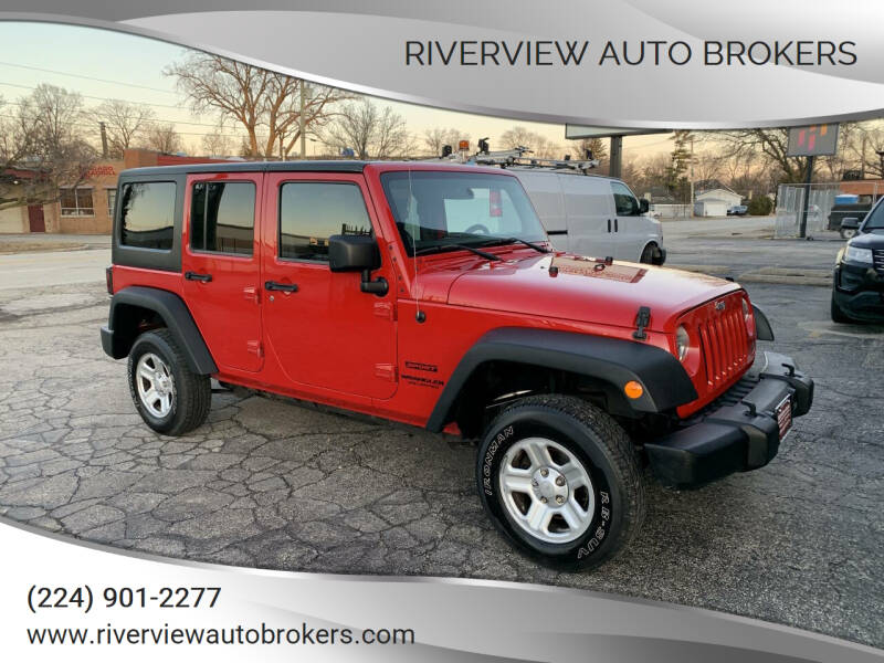 2014 Jeep Wrangler Unlimited for sale at Riverview Auto Brokers in Des Plaines IL
