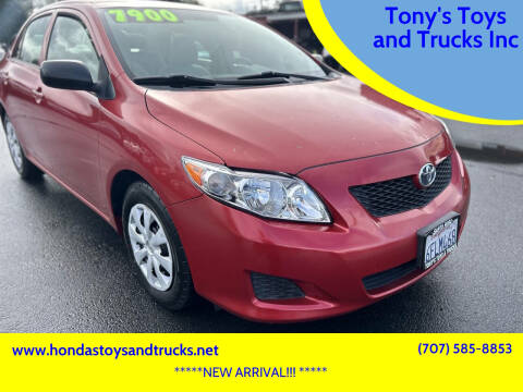 2009 Toyota Corolla for sale at Tony's Toys and Trucks Inc in Santa Rosa CA