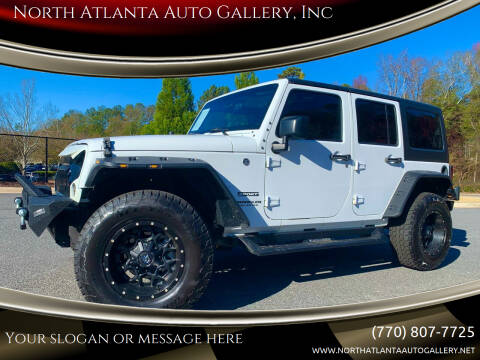 2016 Jeep Wrangler Unlimited for sale at North Atlanta Auto Gallery, Inc in Alpharetta GA