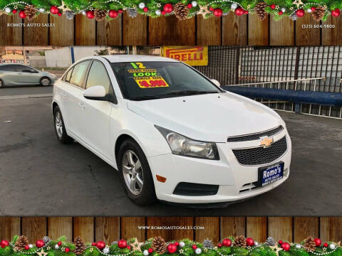 2012 Chevrolet Cruze for sale at ROMO'S AUTO SALES in Los Angeles CA