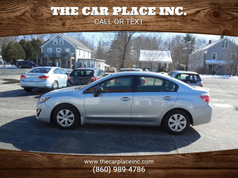 2016 Subaru Impreza for sale at THE CAR PLACE INC. in Somersville CT