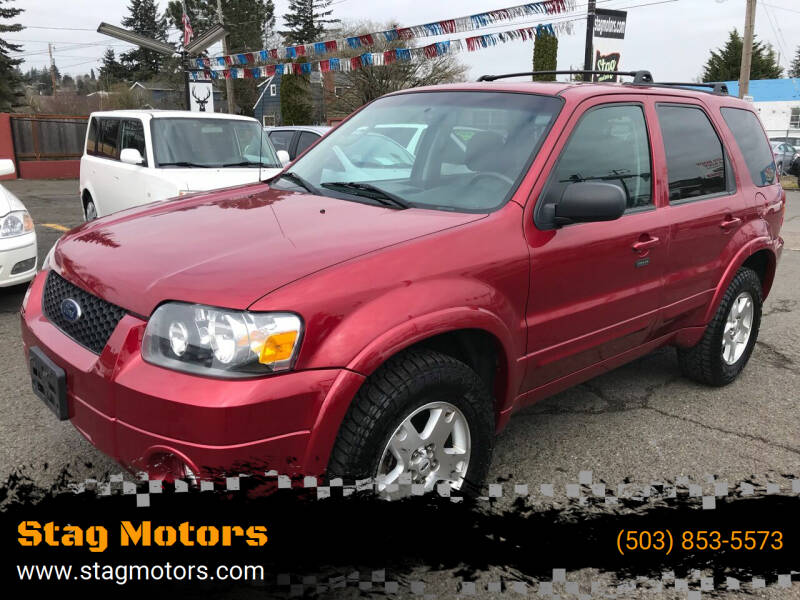 2007 Ford Escape for sale at Stag Motors in Portland OR