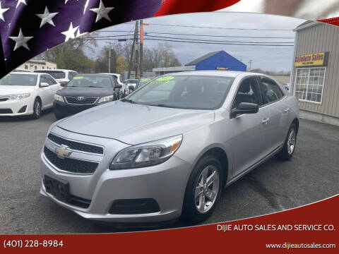 2013 Chevrolet Malibu for sale at Dijie Auto Sales and Service Co. in Johnston RI