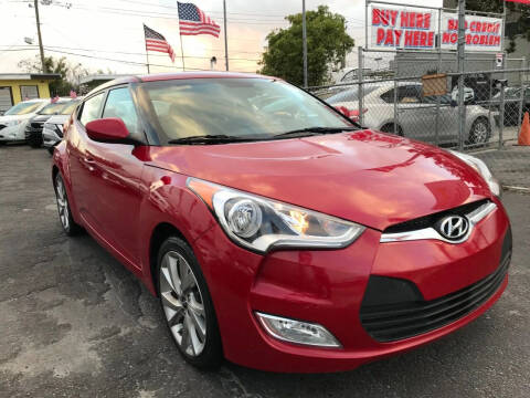 2017 Hyundai Veloster for sale at MIAMI AUTO LIQUIDATORS in Miami FL