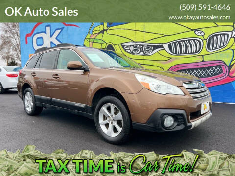 2013 Subaru Outback for sale at OK Auto Sales in Kennewick WA