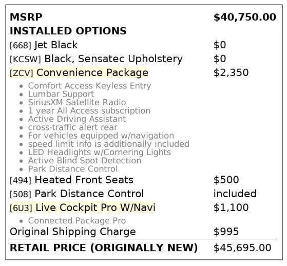 2020 BMW 3 Series 330i