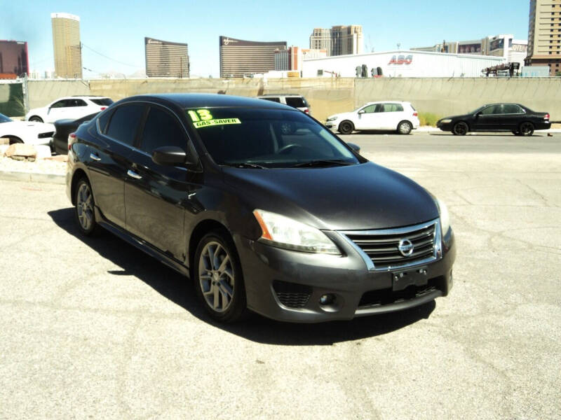 2013 Nissan Sentra for sale at DESERT AUTO TRADER in Las Vegas NV
