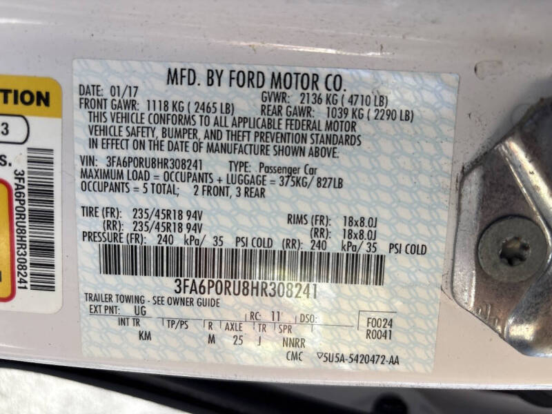 2017 Ford Fusion Hybrid Titanium