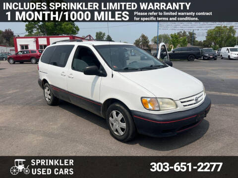 2002 Toyota Sienna for sale at Sprinkler Used Cars in Longmont CO