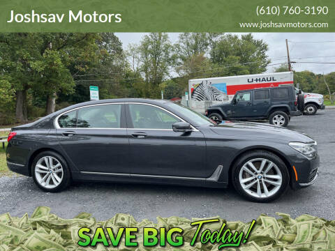 2016 BMW 7 Series for sale at Joshsav Motors in Walnutport PA