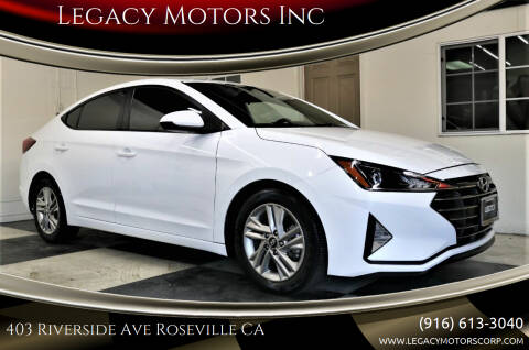 2019 Hyundai Elantra for sale at Legacy Motors Inc in Roseville CA