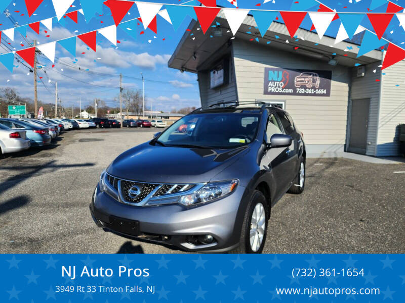 2013 Nissan Murano for sale at NJ Auto Pros in Tinton Falls NJ