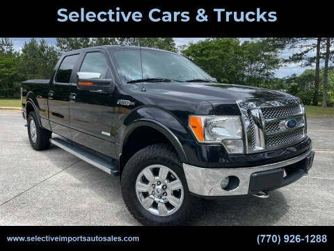 2012 Ford F-150 for sale at SELECTIVE IMPORTS in Woodstock GA