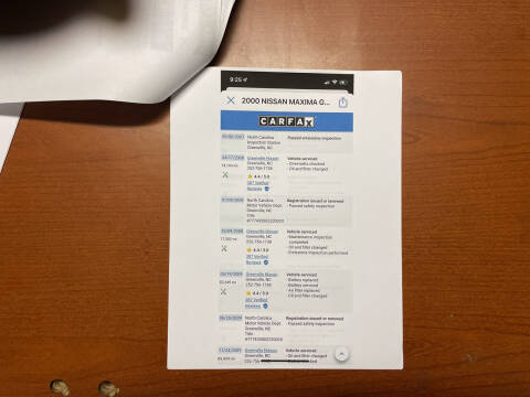 2000 Nissan Maxima GLE