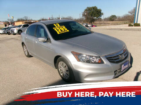 2012 Honda Accord for sale at Barron's Auto Enterprise - Barron's Auto Brownwood in Brownwood TX