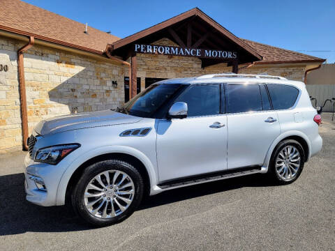 2017 Infiniti QX80 for sale at Performance Motors Killeen Second Chance in Killeen TX