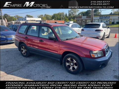 2004 Subaru Forester for sale at Empire Motors LTD in Cleveland OH