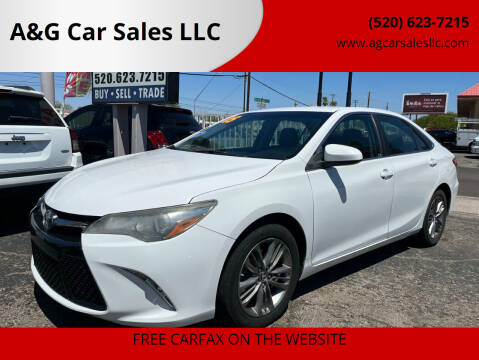 2015 Toyota Camry for sale at A&G Car Sales  LLC in Tucson AZ