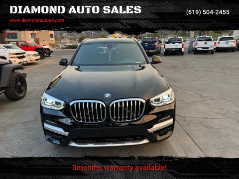 2020 BMW X3 for sale at DIAMOND AUTO SALES in El Cajon CA