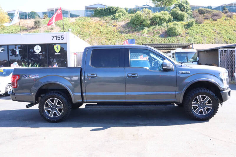 Used 2015 Ford F-150 Lariat with VIN 1FTEW1EF1FKD36731 for sale in San Diego, CA