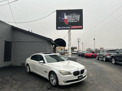 2011 BMW 7 Series for sale at Texas Giants Automotive in Mansfield TX