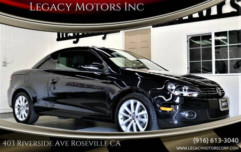 2013 Volkswagen Eos for sale at Legacy Motors Inc in Roseville CA